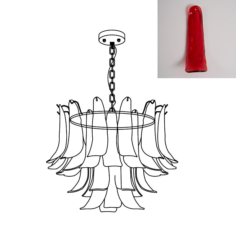 Lustre pétales Kecaléline