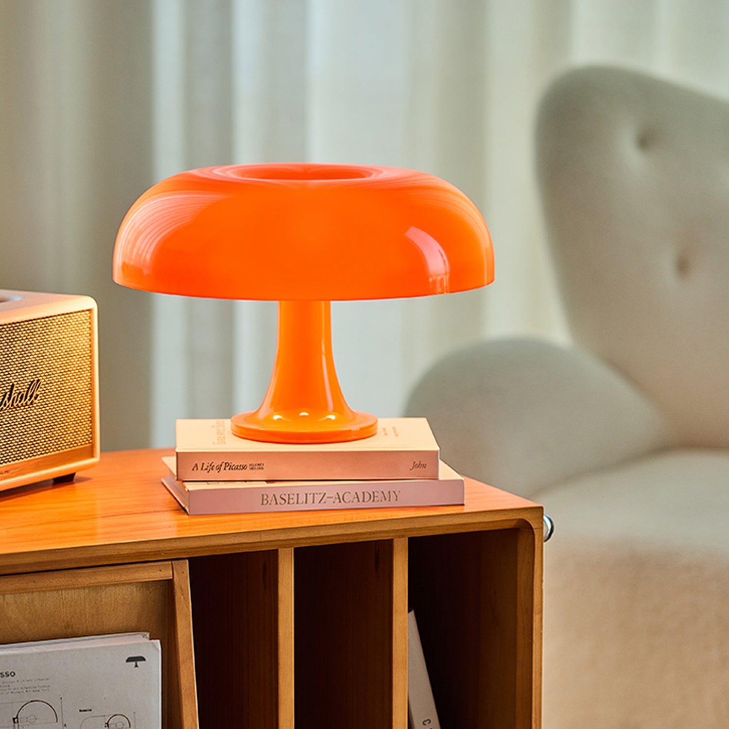 Lampe de table champignon Keoneno