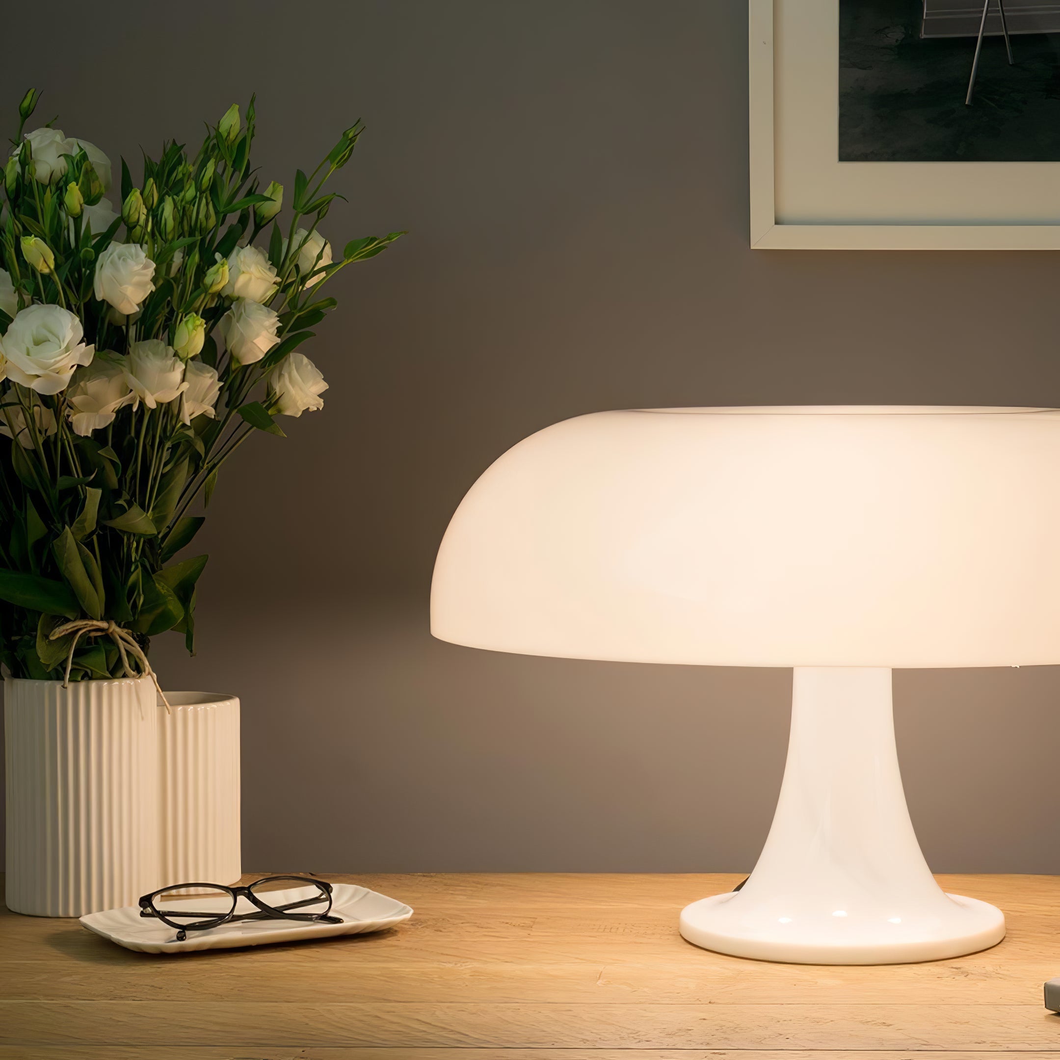 Lampe de table champignon Keoneno