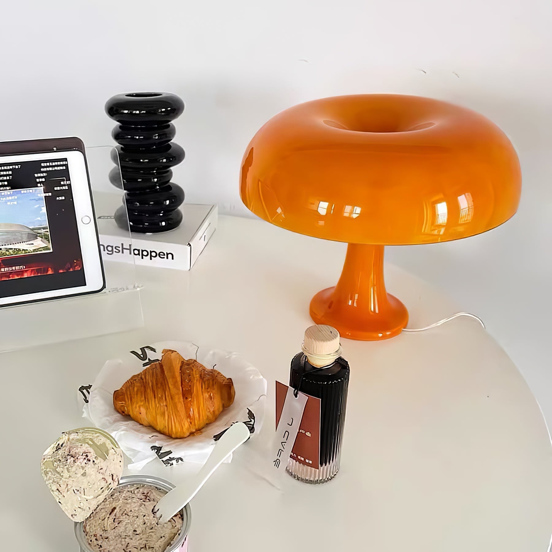 Lampe de table champignon Keoneno