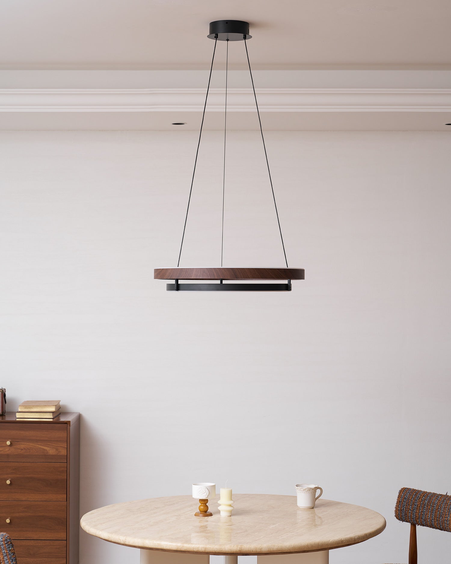 Lustre double anneau Hainelle
