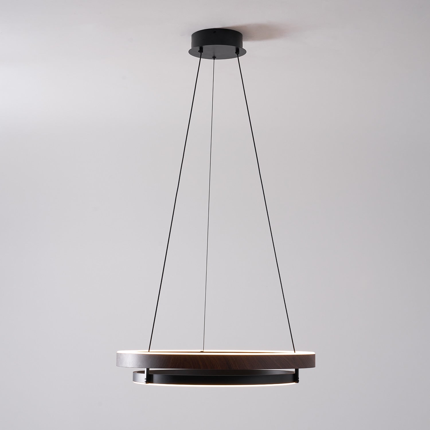 Lustre double anneau Hainelle