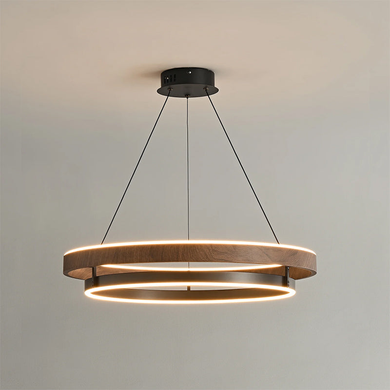 Lustre double anneau Hainelle