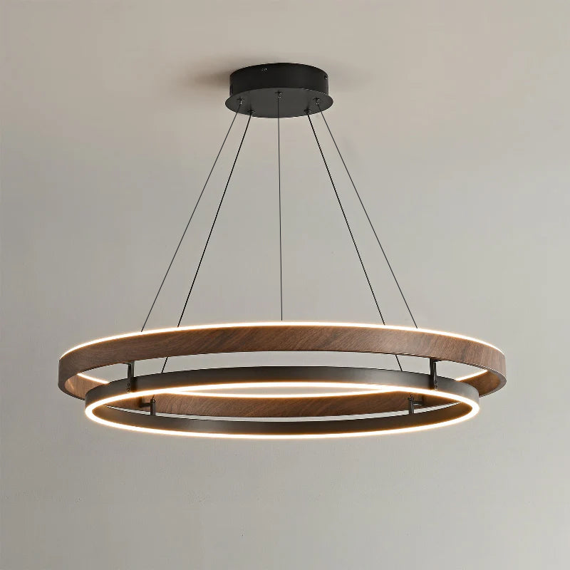 Lustre double anneau Hainelle