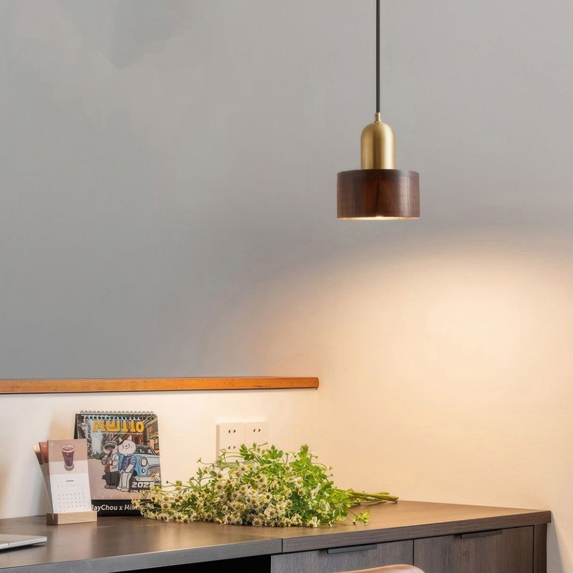 Suspension Loveno en bois