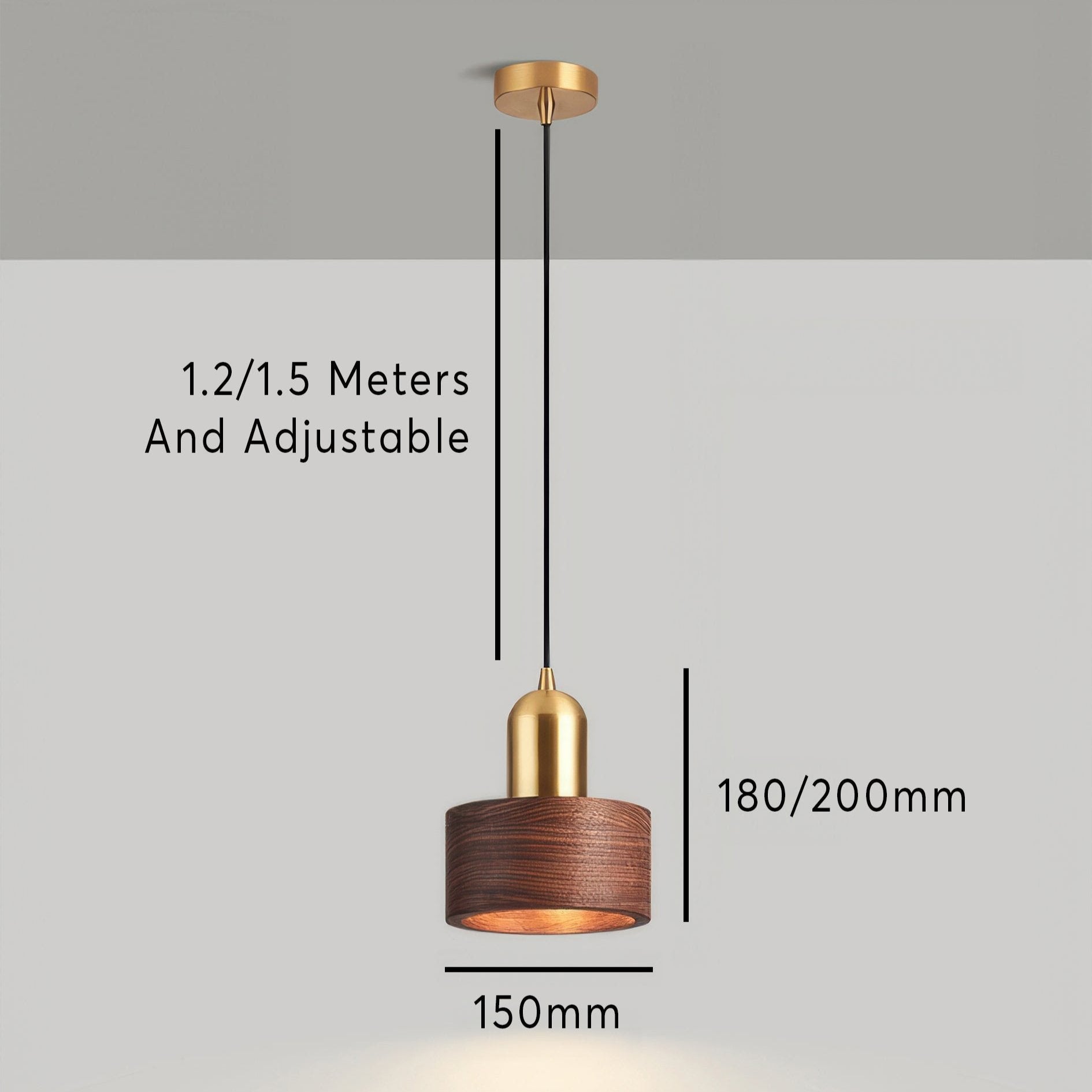 Suspension Loveno en bois