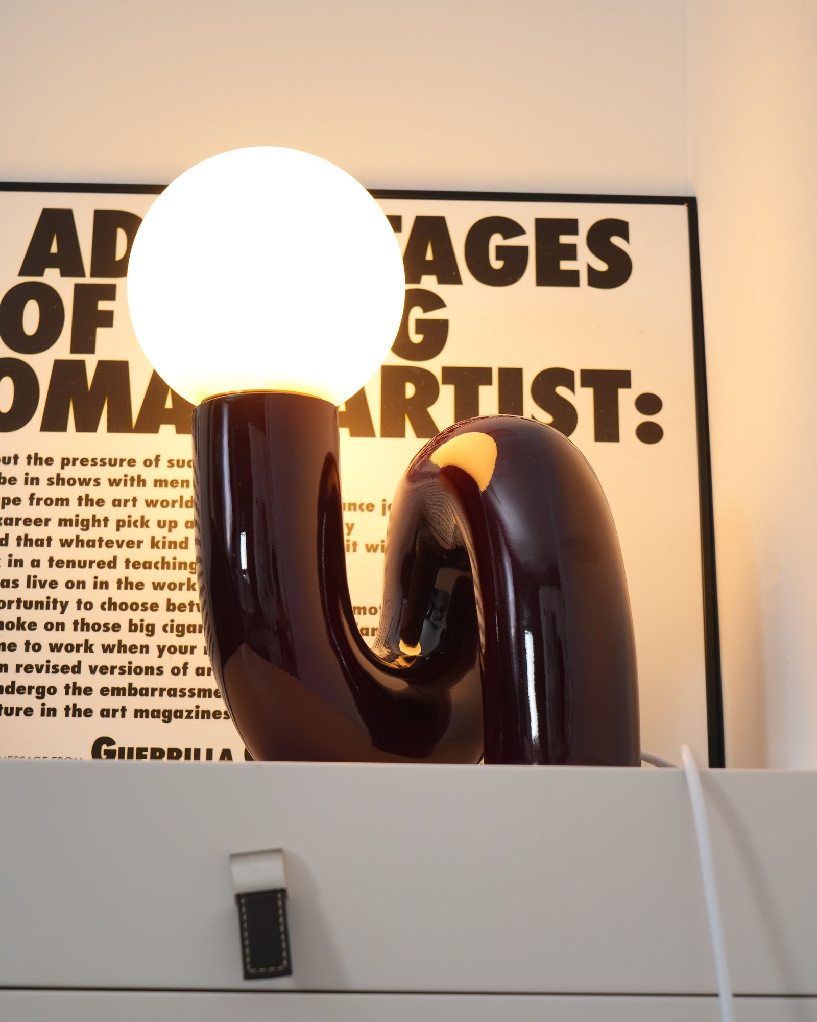 Lampe de table spirale Vaellorin