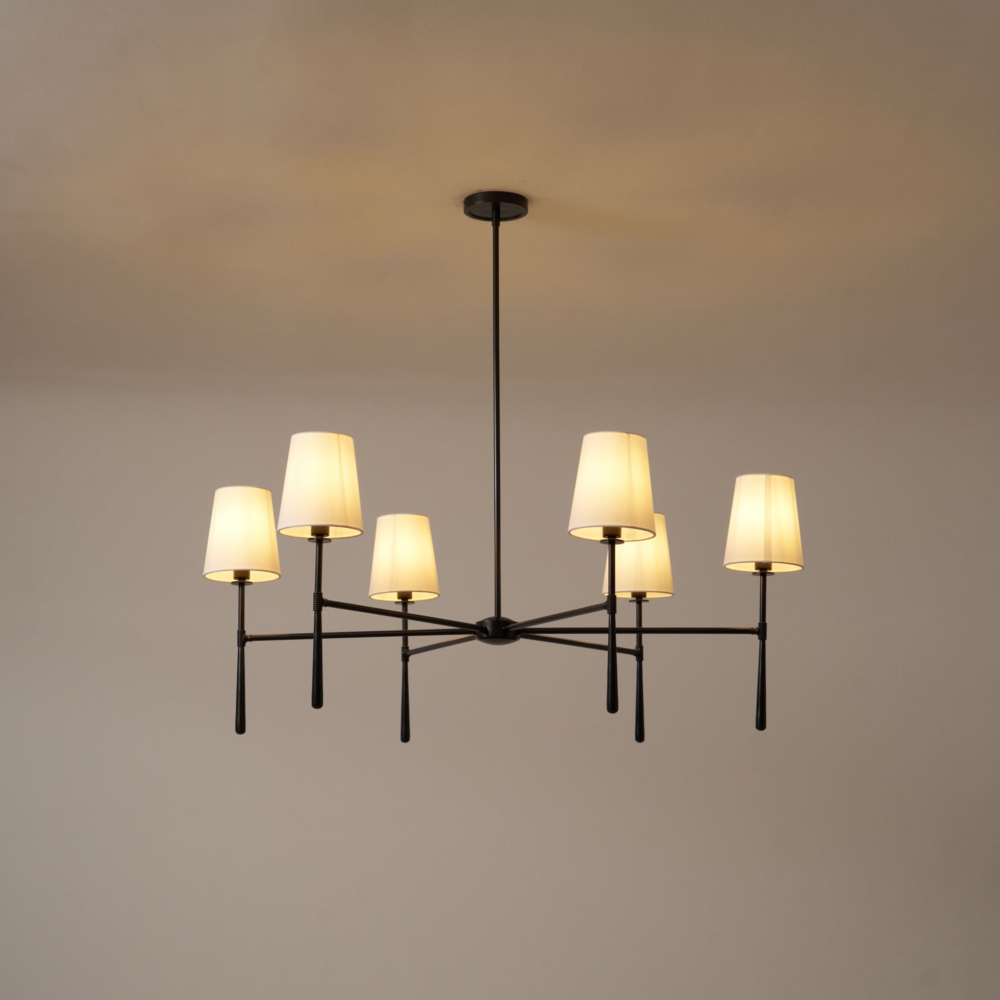 Lustre rond Qucororin