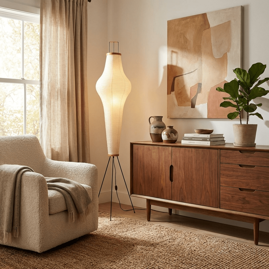 Lampadaire sculptural Taellella