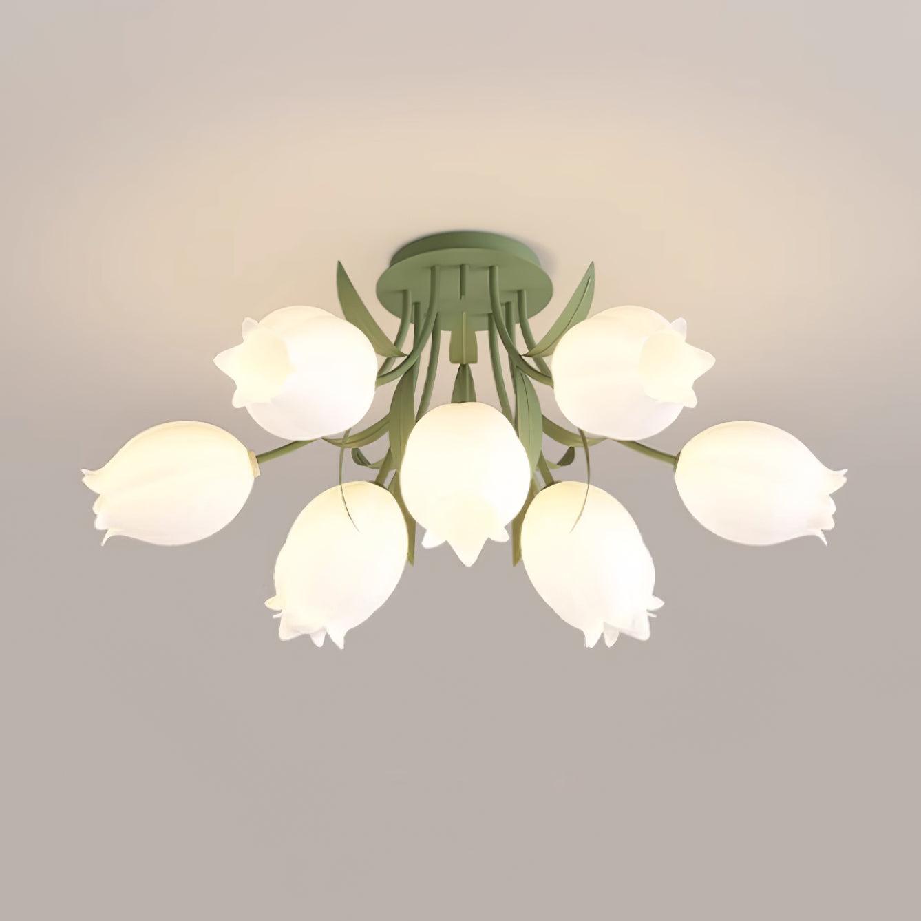Plafonnier floral Gobélvaux