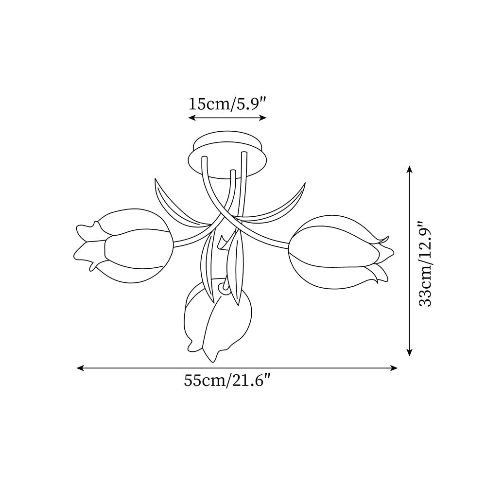 Plafonnier Rovisse Flower
