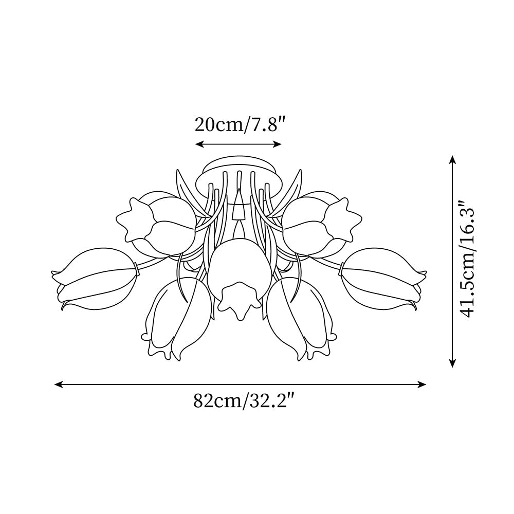 Plafonnier Rovisse Flower