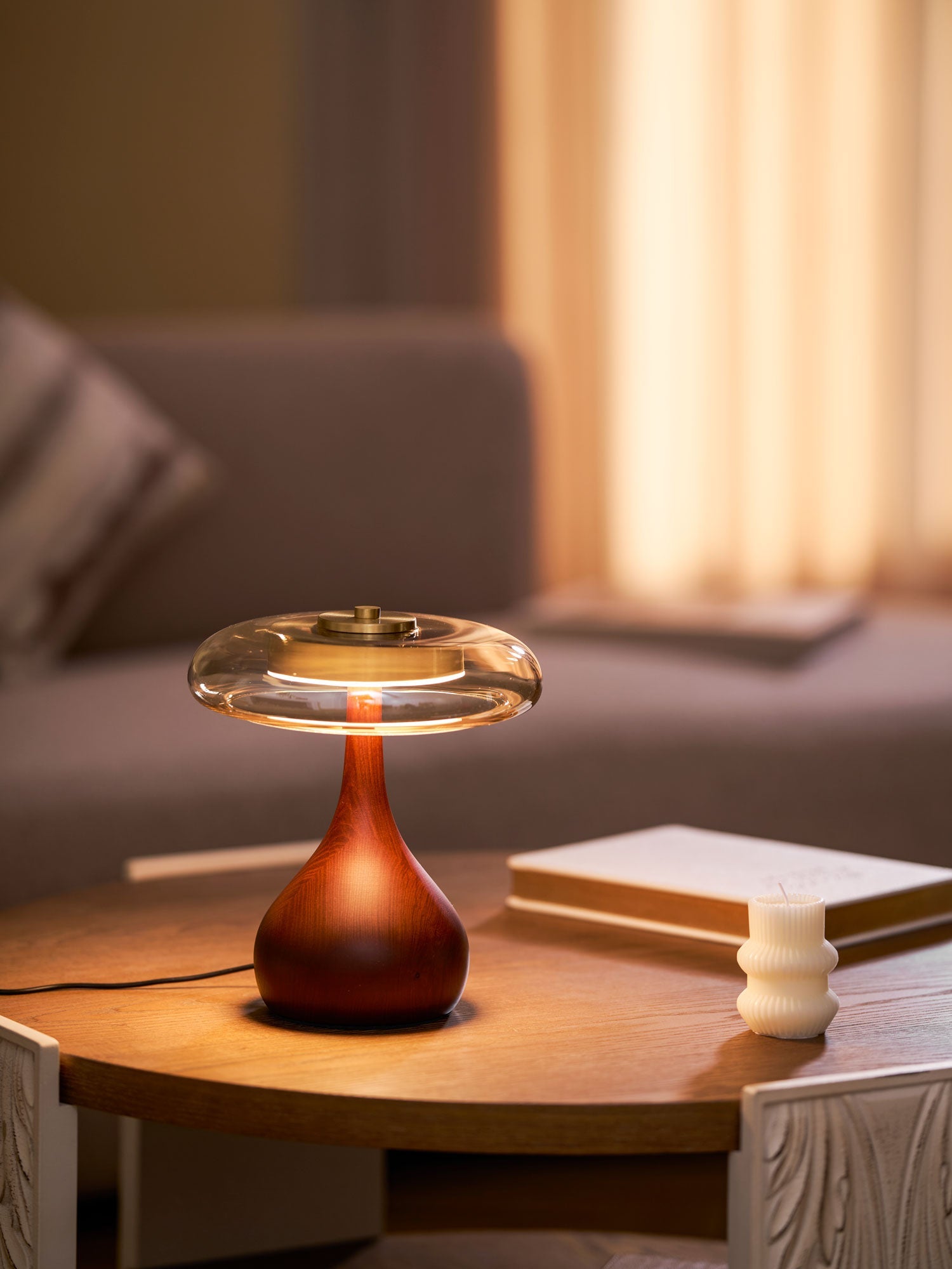 Lampe de table sculpturale Beiris