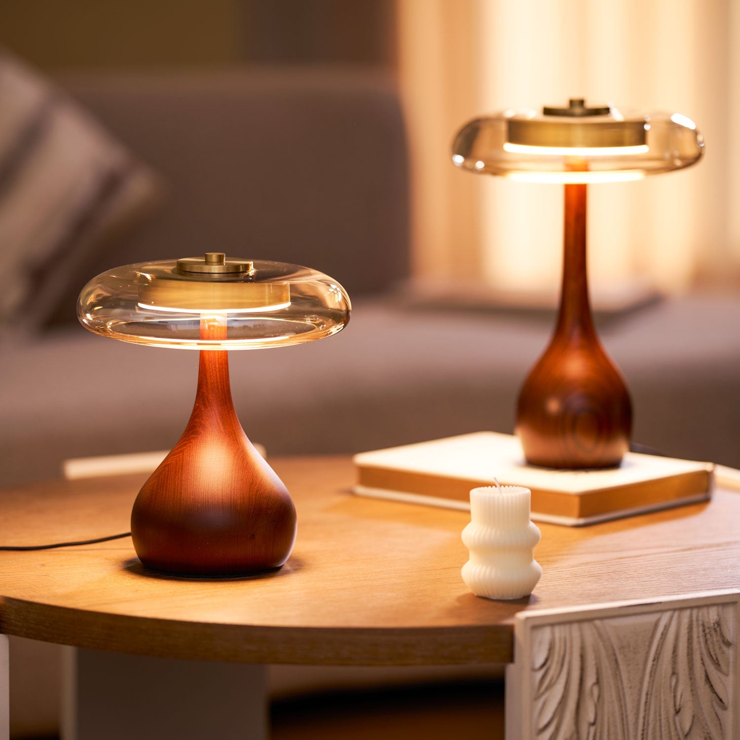 Lampe de table sculpturale Beiris