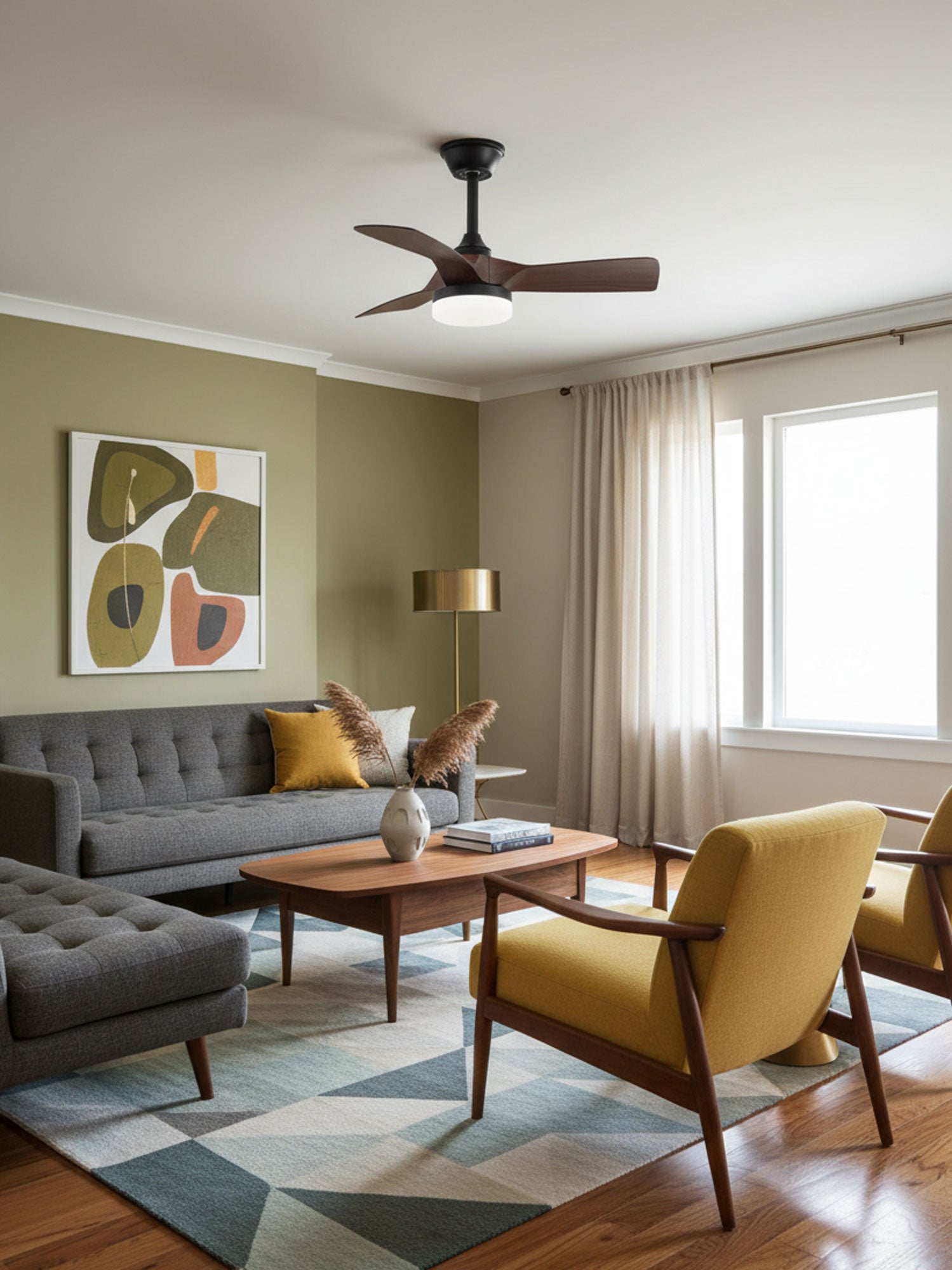 Plafonnier ventilateur moderne Sorliorvauxel