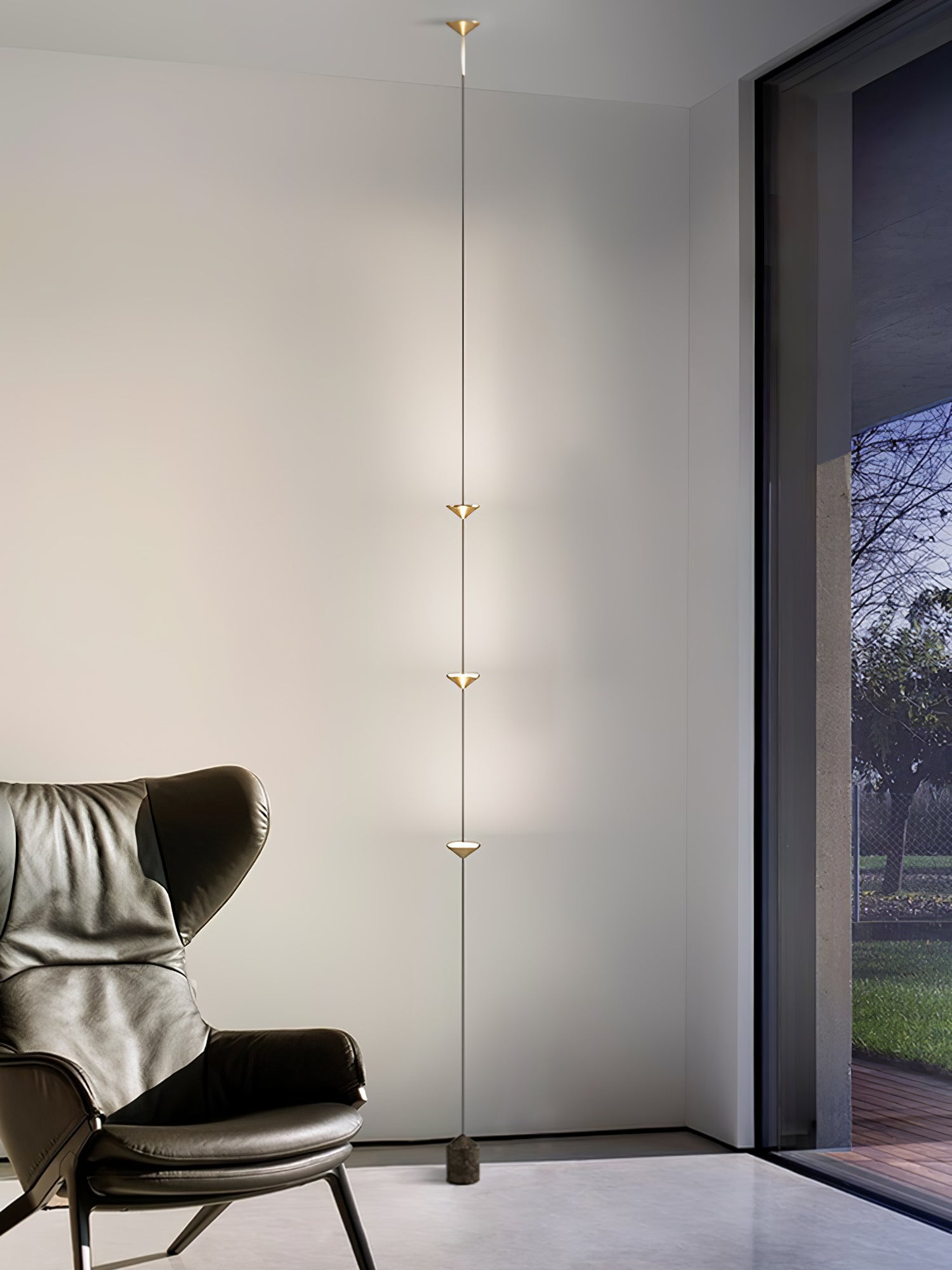 Lampadaire linéaire Marinico