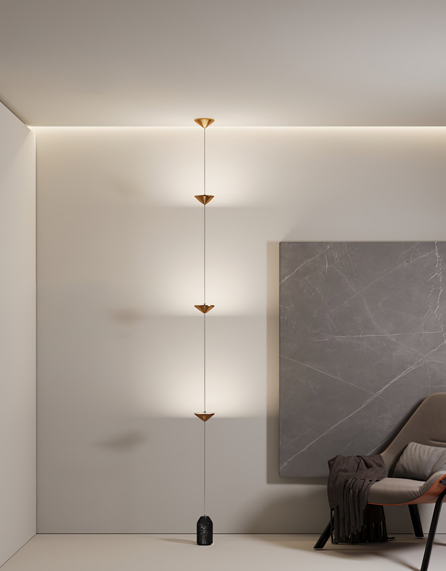 Lampadaire linéaire Marinico