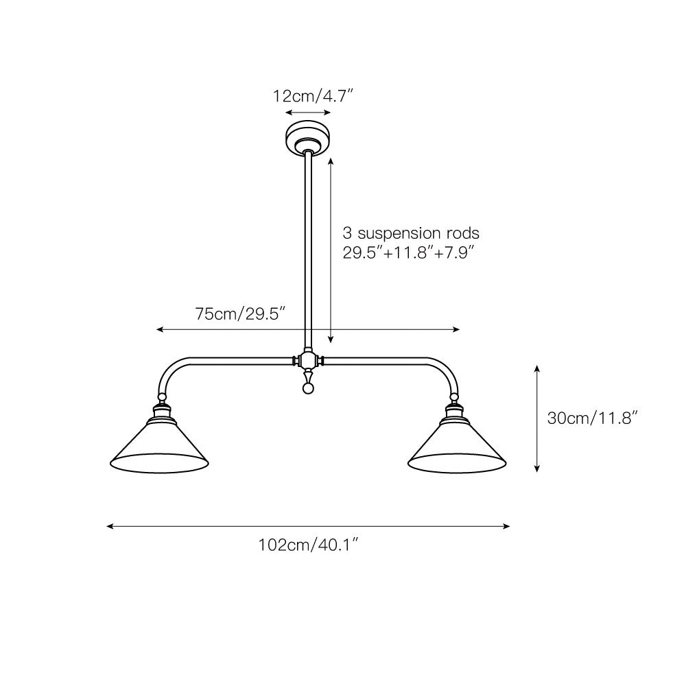 Suspension linéaire Rosoéux