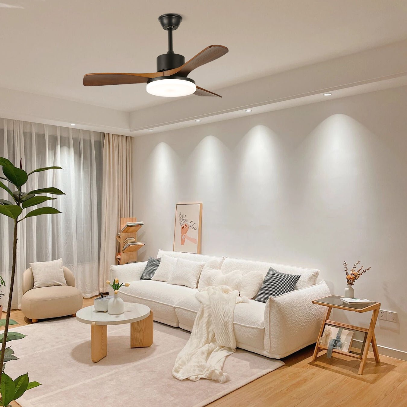 Plafonnier ventilateur Yavigne