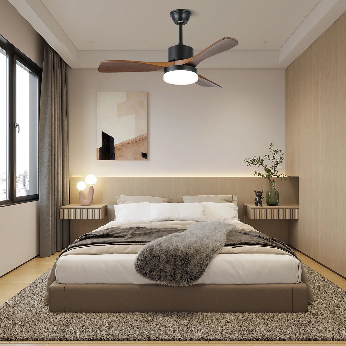 Plafonnier ventilateur Yavigne