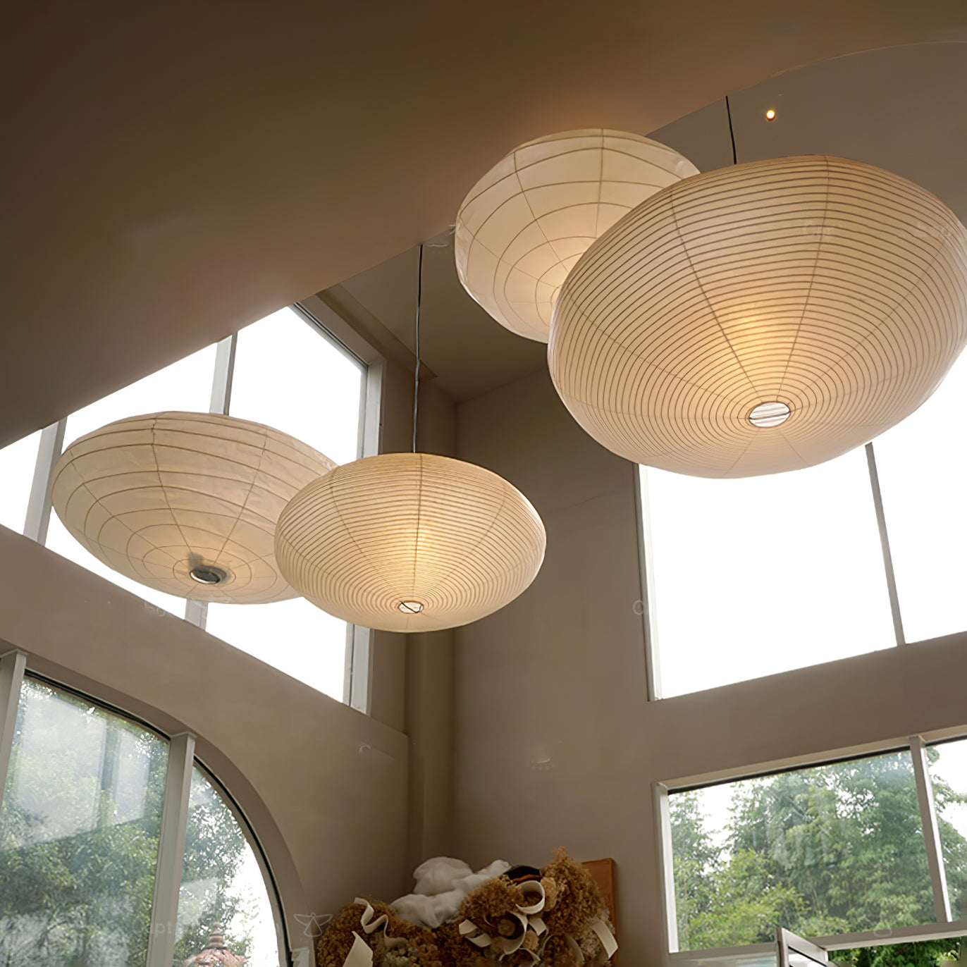 Suspension japonaise Oriane