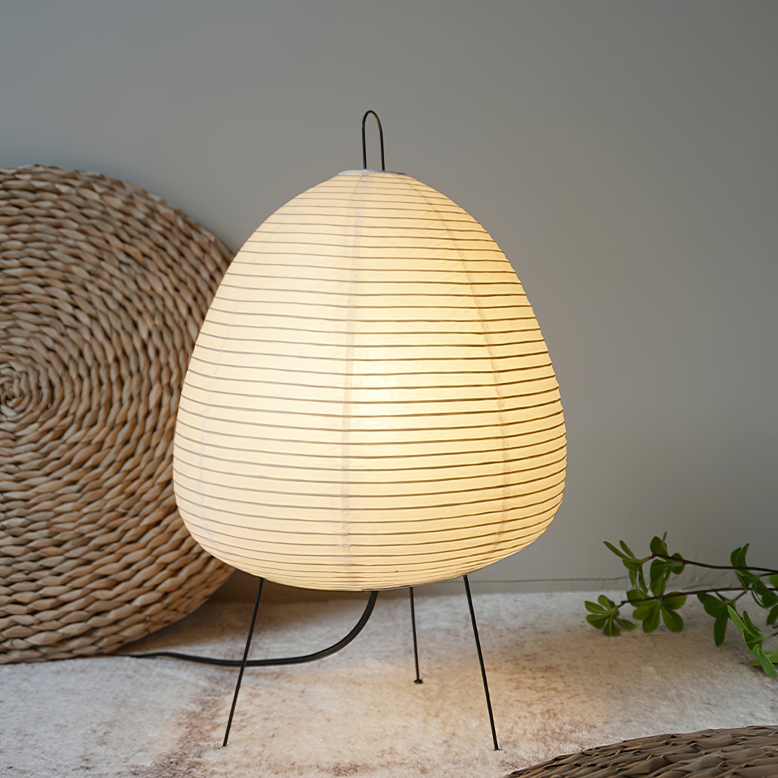Lampe de table japonaise Pélvionalis