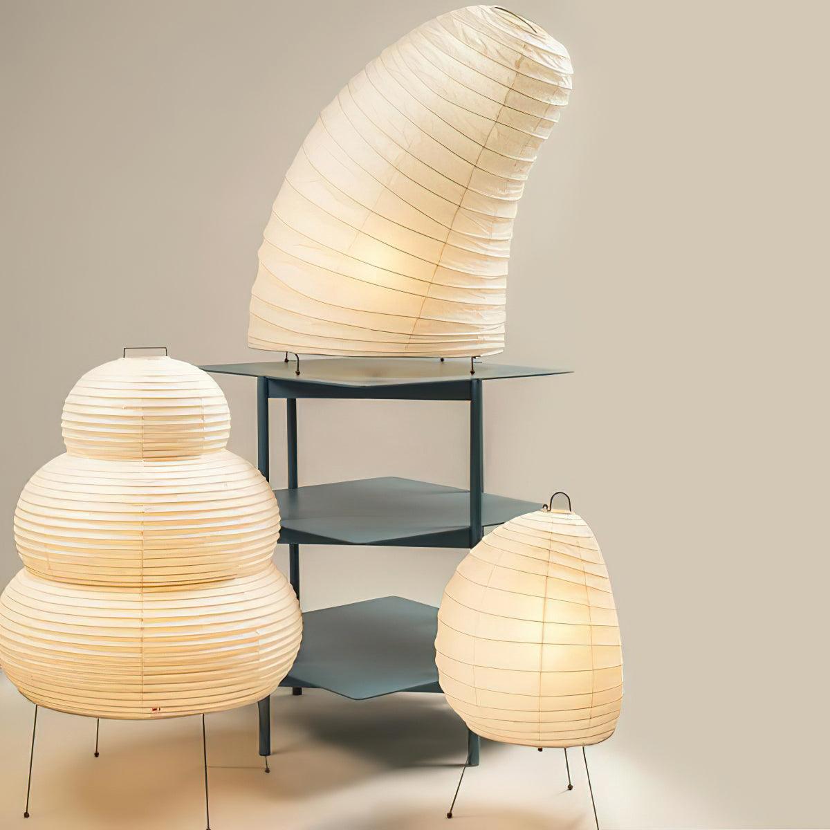 Lampe de table japonaise Pélvionalis