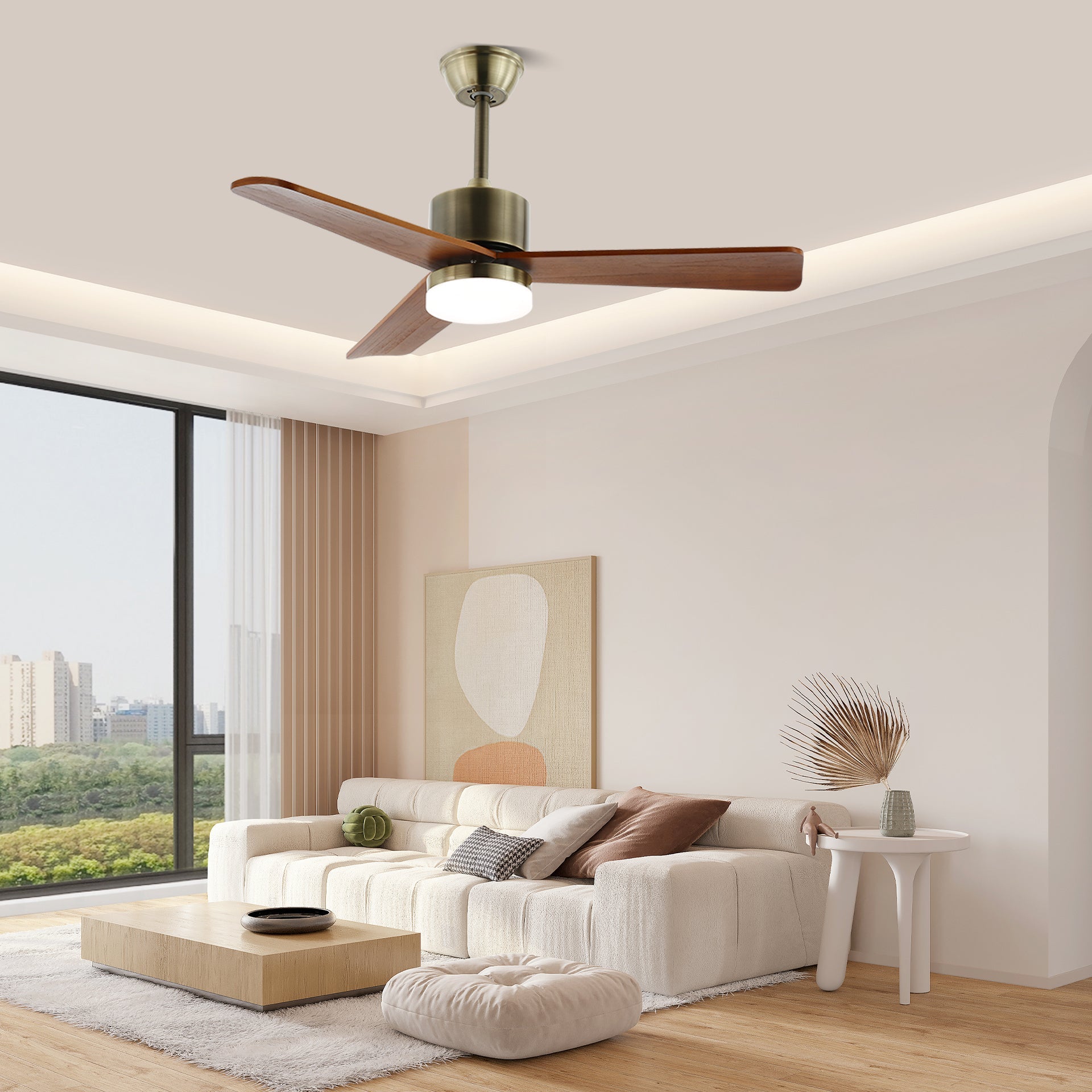 Plafonnier ventilateur Pelnovoris