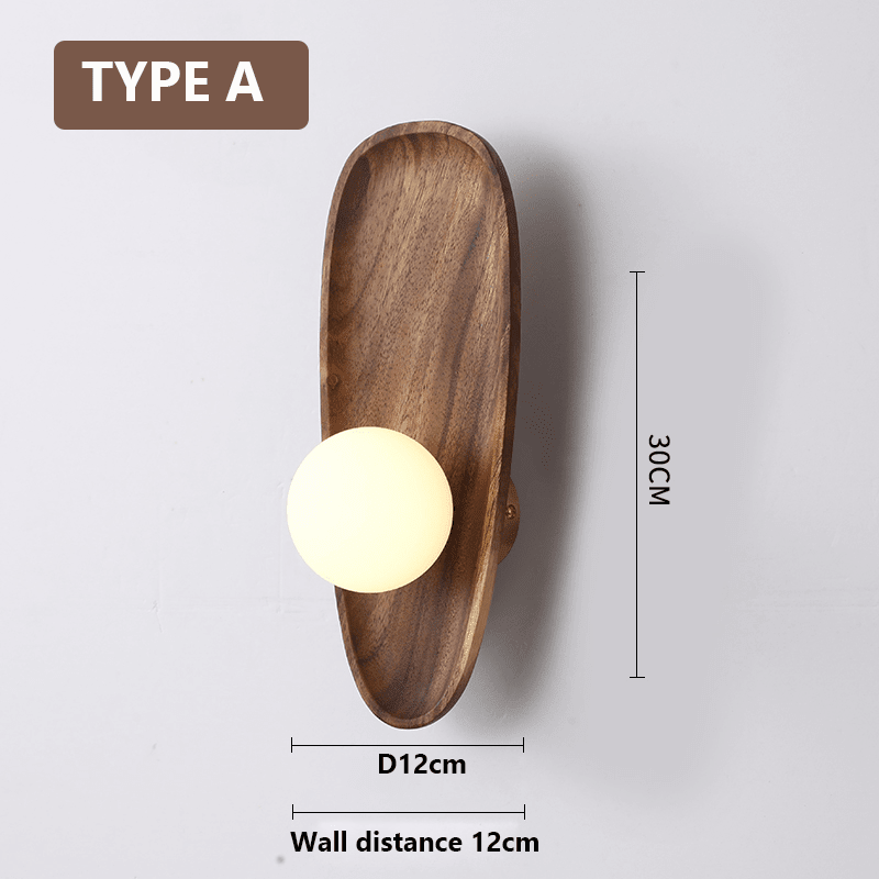Applique murale en bois Lunérac - Valora Design