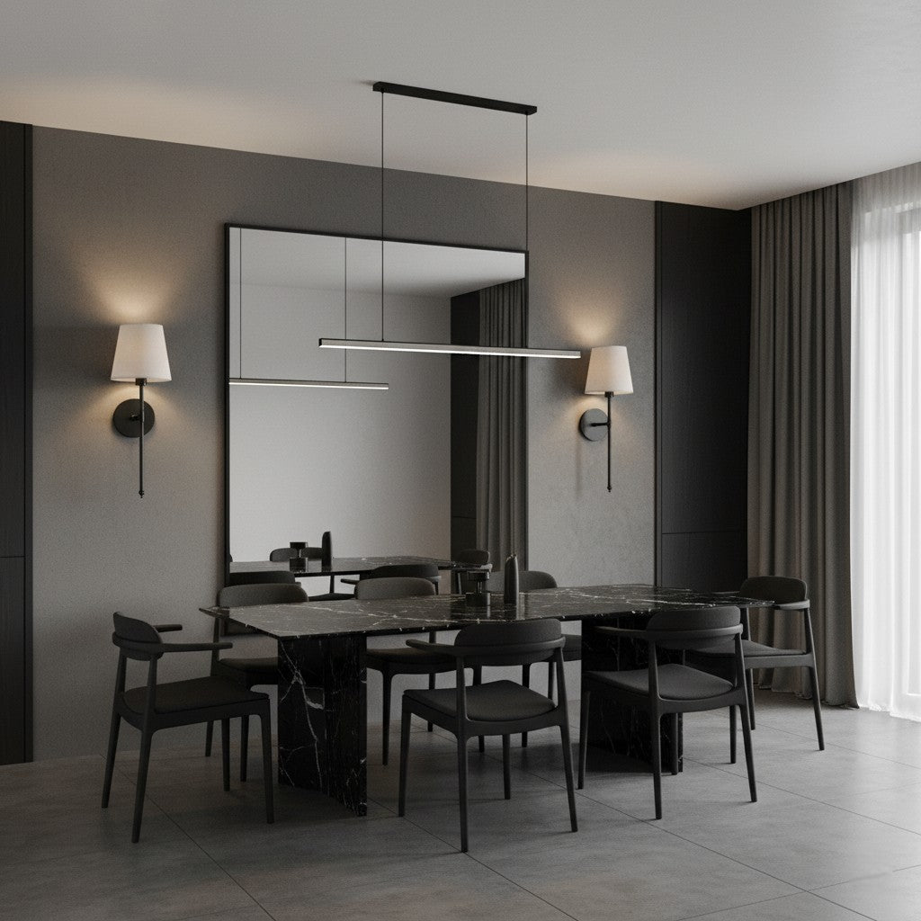 Appliques Murales Sans Fil - Noir (lot de 2) - Valora Design