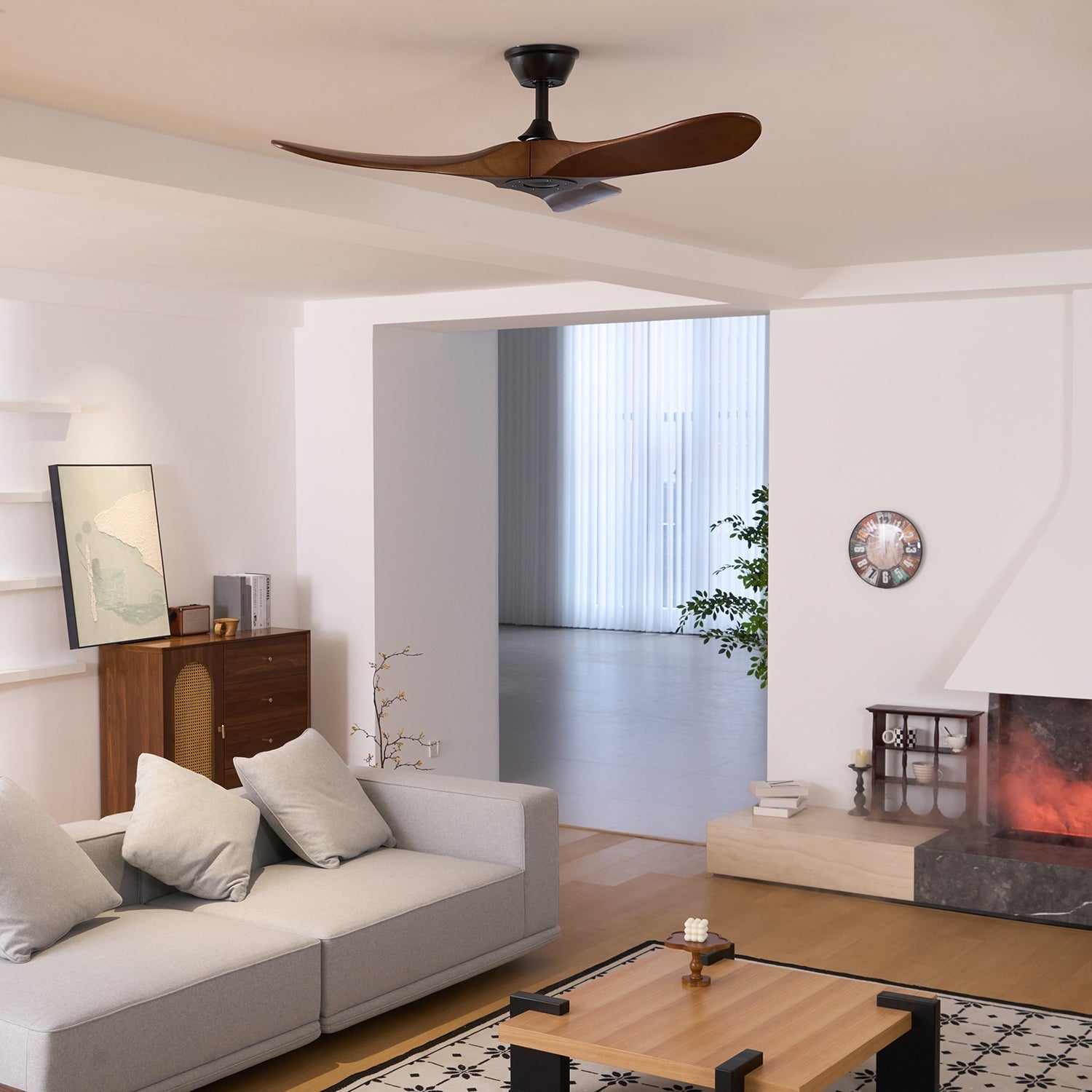 Aureza ventilateur de plafond bois - Valora Design