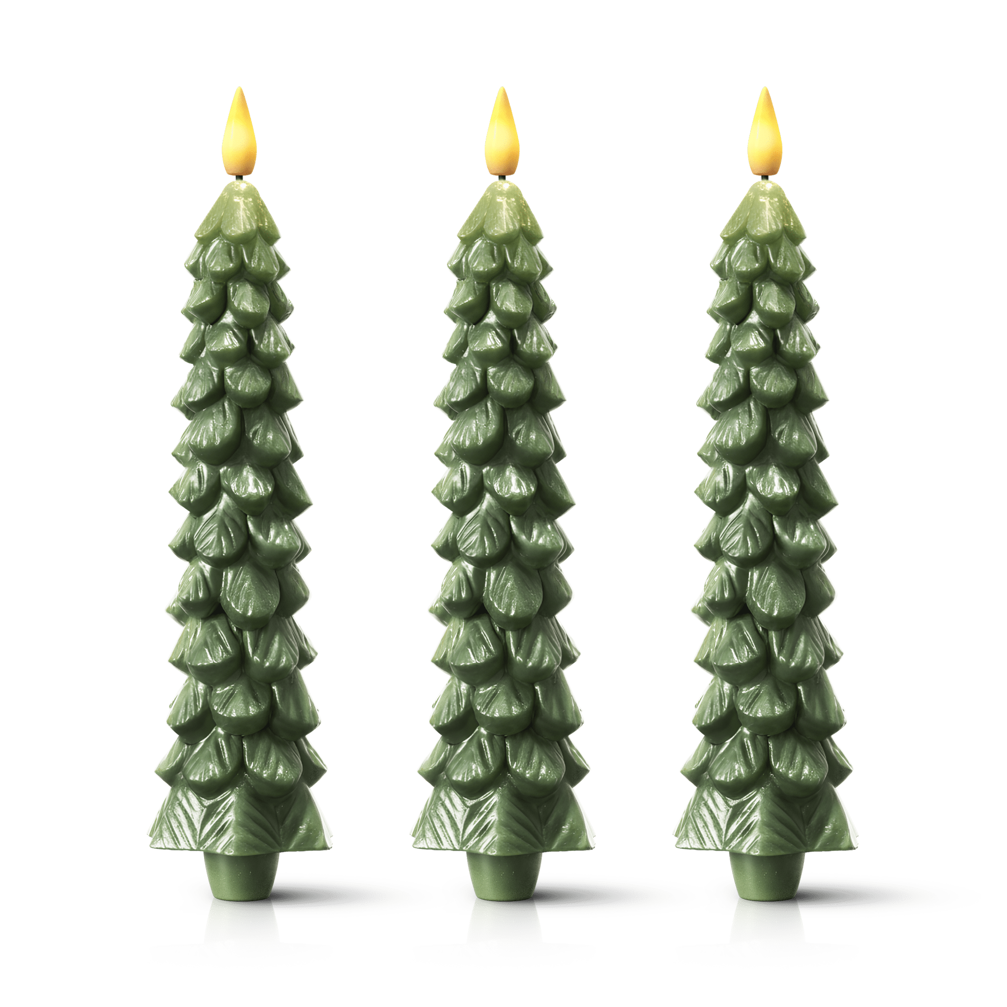 Bougies Sans Flamme Sans Fil De Noël (lot de 3)