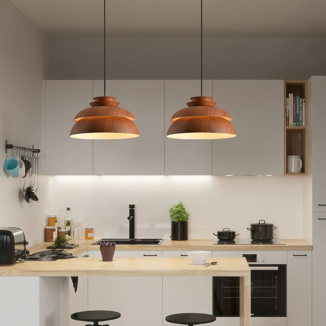 Calévia suspension bois - Valora Design