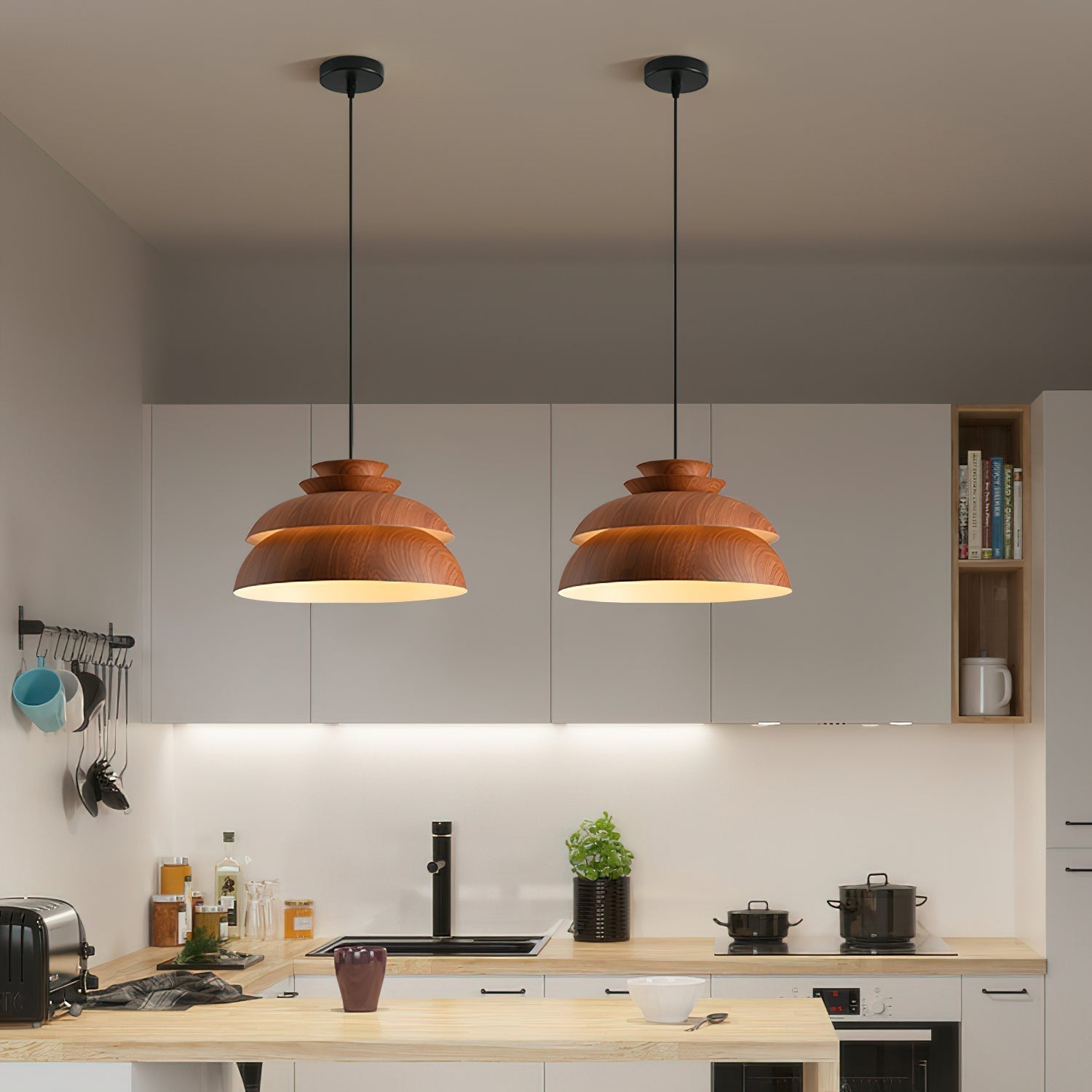 Calévia suspension bois - Valora Design