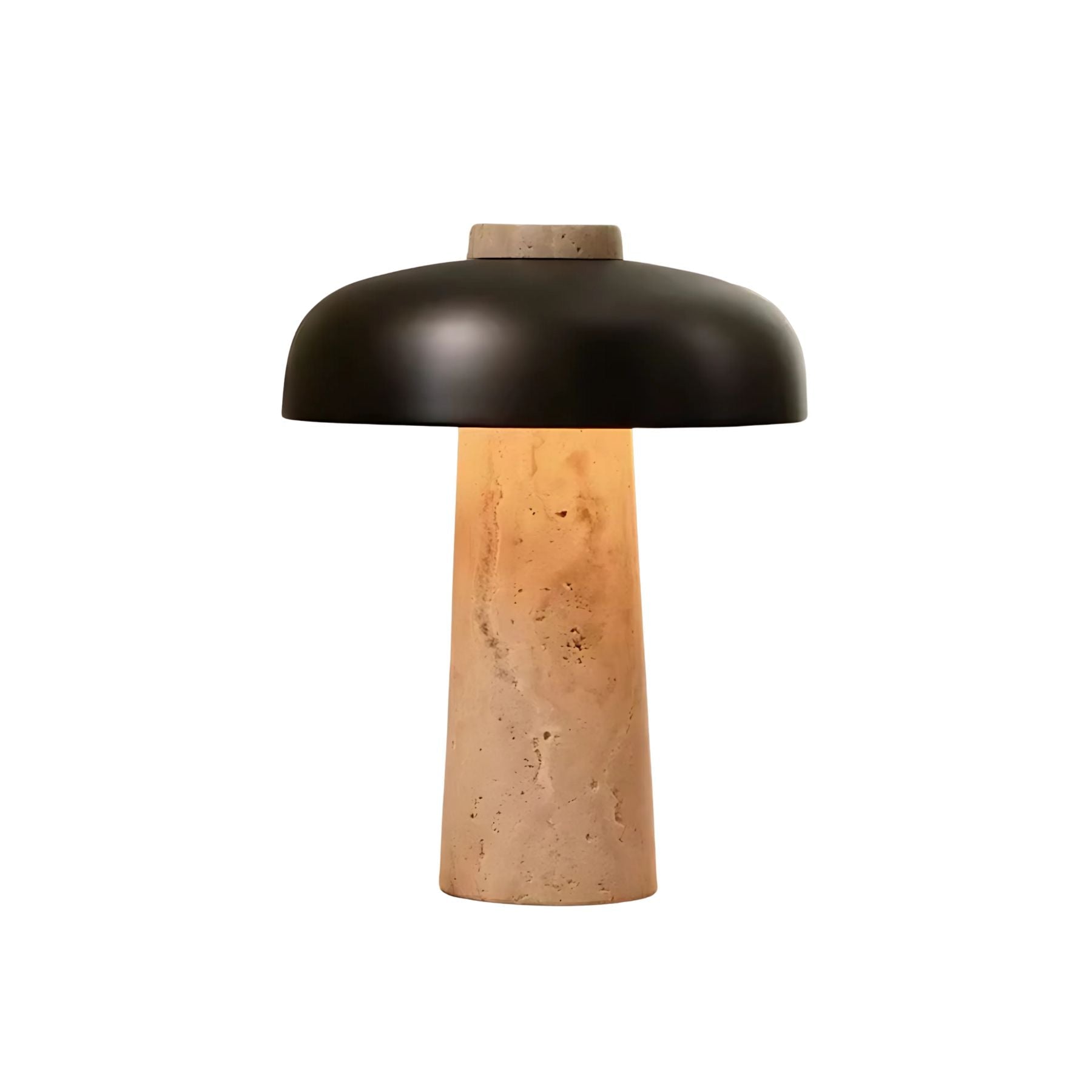 Lampe de table en travertin Solignac - Valora Design