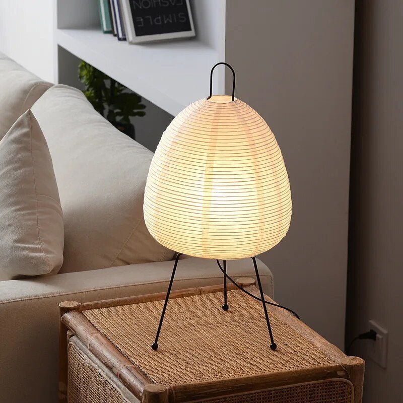 Lampe de table japonaise Solvigne - Valora Design