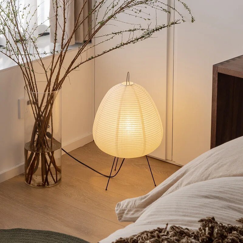 Lampe de table japonaise Solvigne - Valora Design