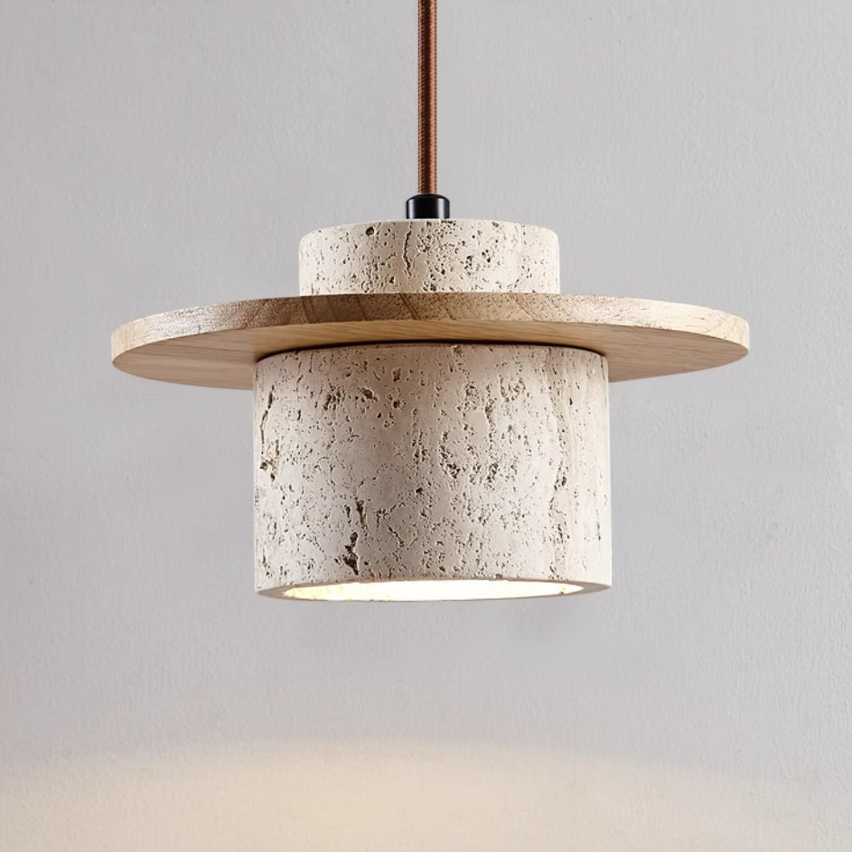Lumion suspension travertin - Valora Design