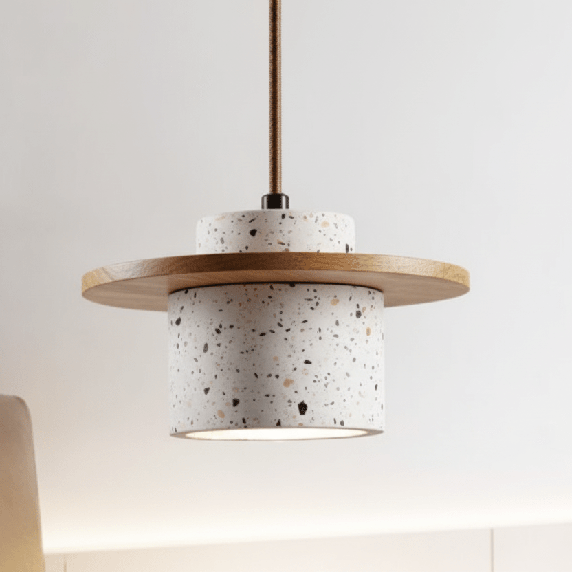 Lumion suspension travertin - Valora Design