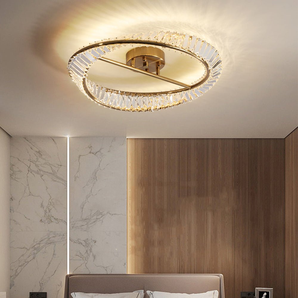 Monéa plafonnier cristal - Valora Design