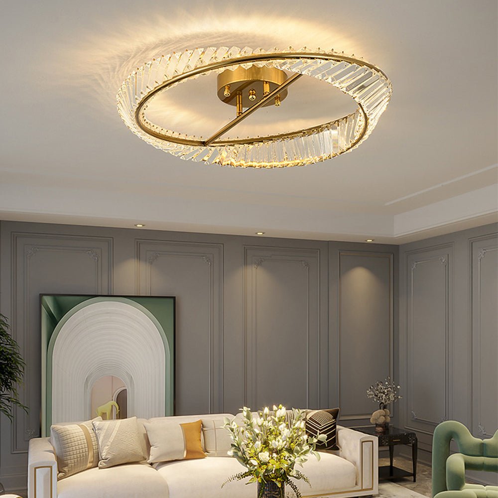 Monéa plafonnier cristal - Valora Design