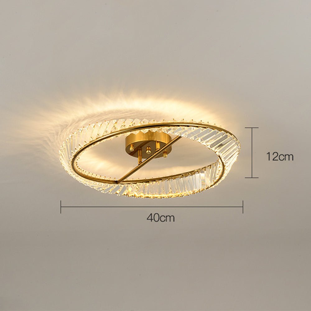Monéa plafonnier cristal - Valora Design