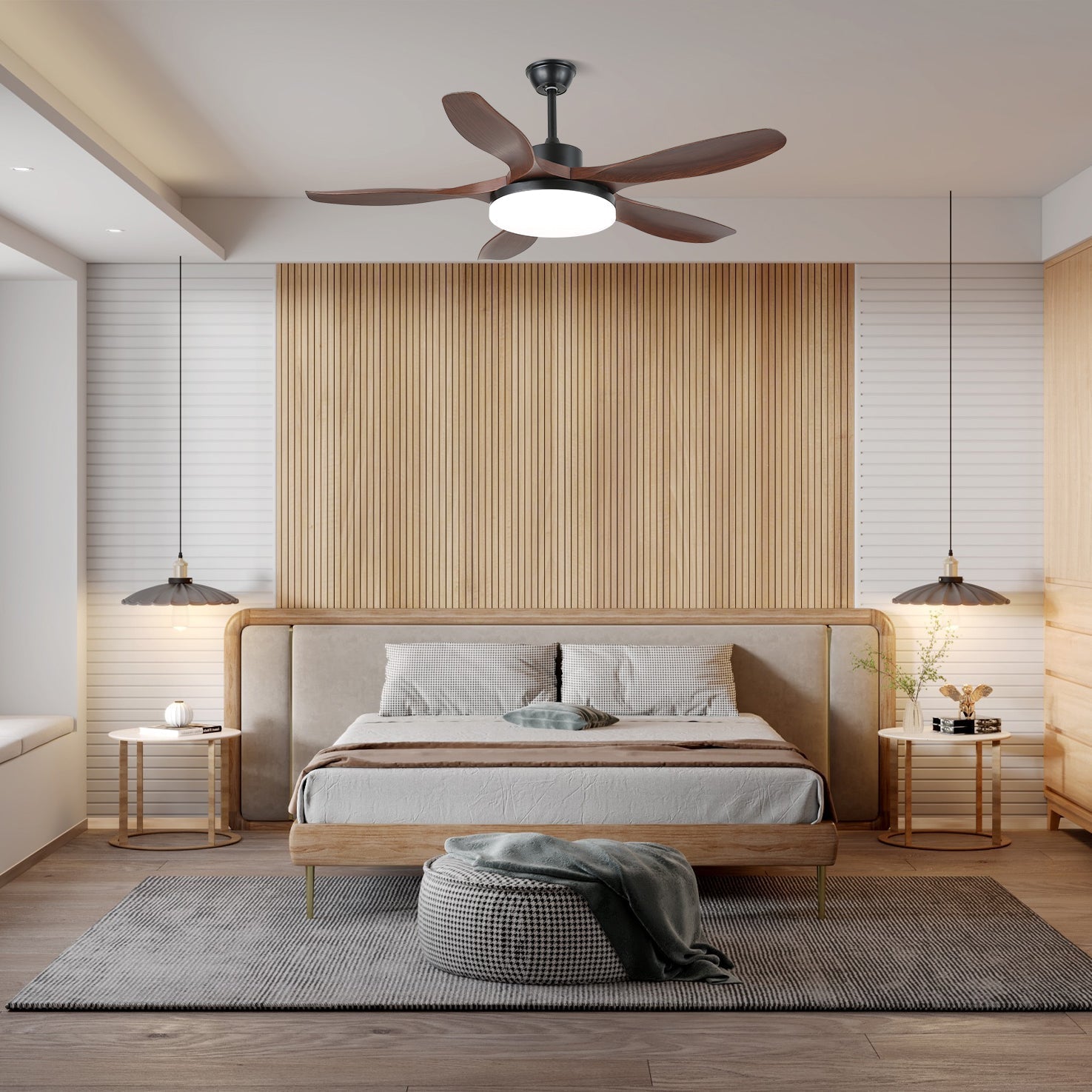 Moréa ventilateur de plafond bois - Valora Design