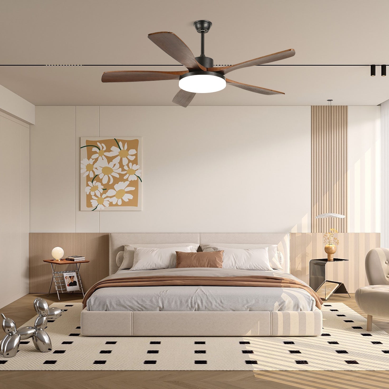 Moréa ventilateur de plafond bois - Valora Design