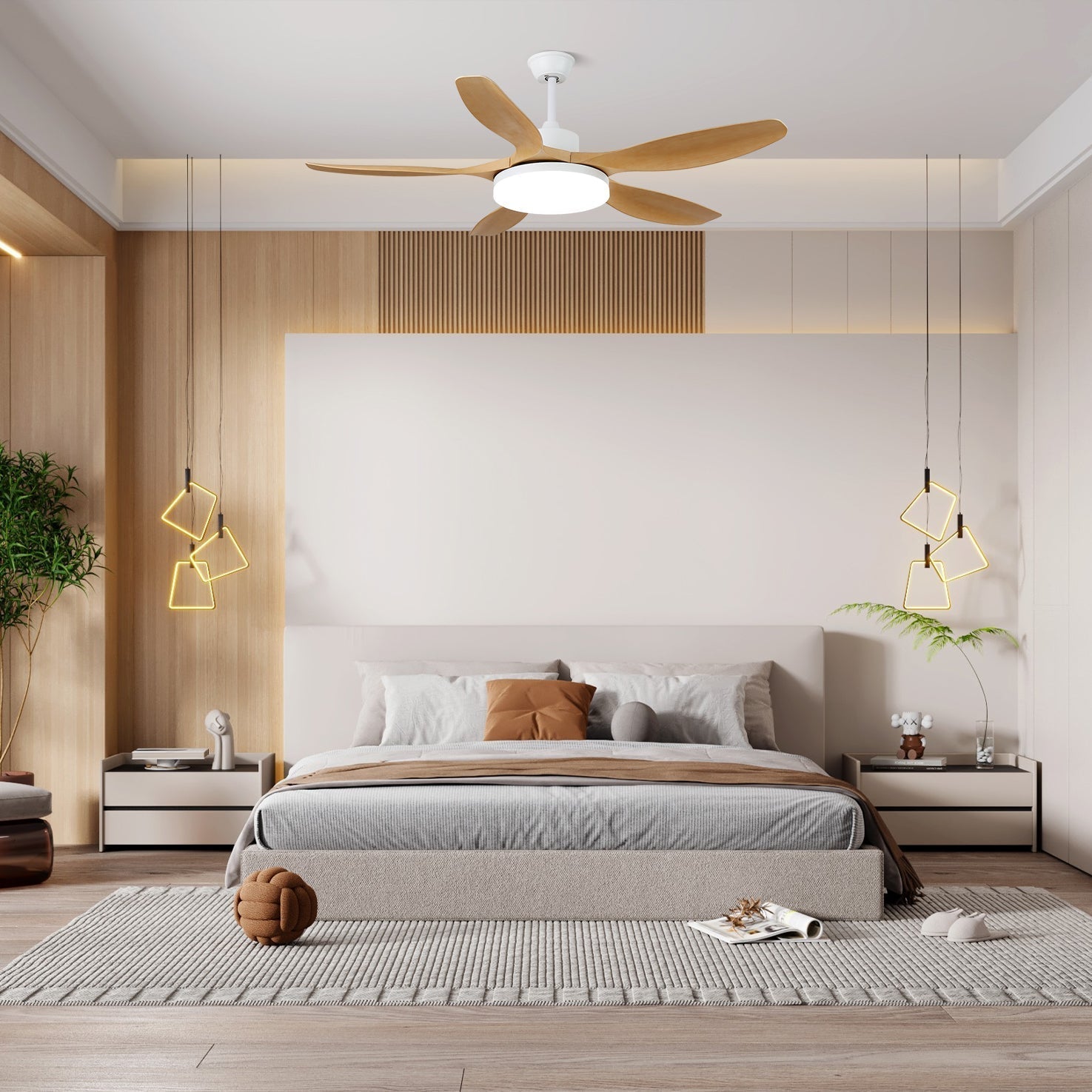 Moréa ventilateur de plafond bois - Valora Design
