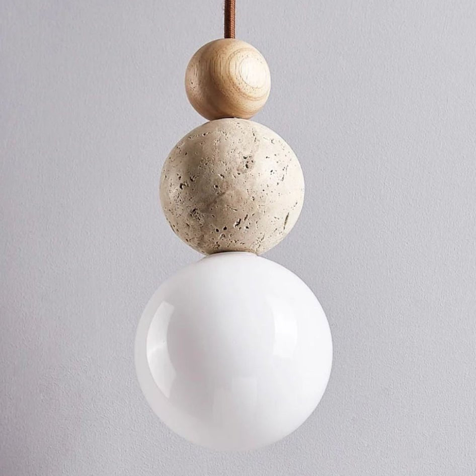 Olyra suspension travertin - Valora Design
