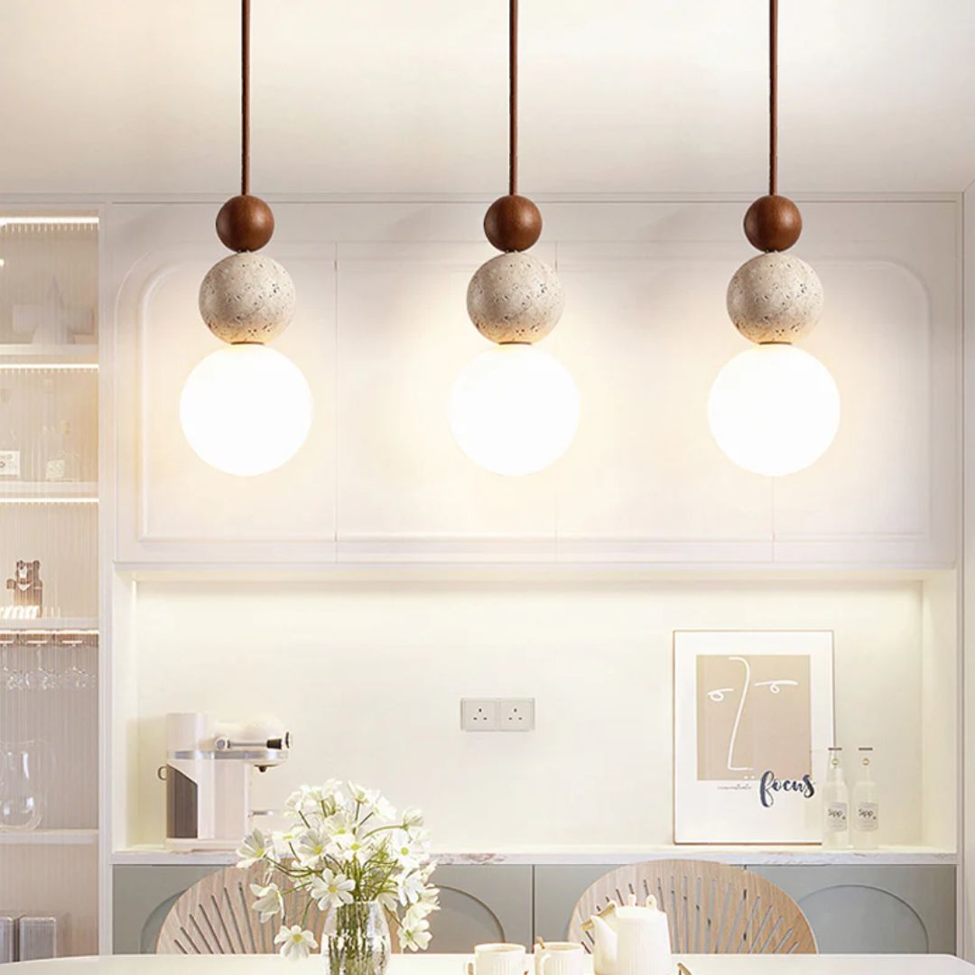 Olyra suspension travertin - Valora Design
