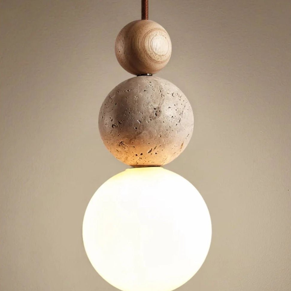 Olyra suspension travertin - Valora Design