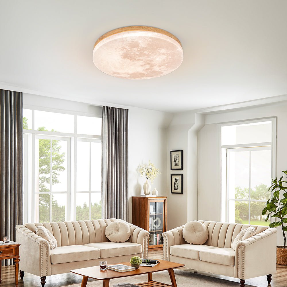 Plafonnier Loxira en forme de lune - Valora Design