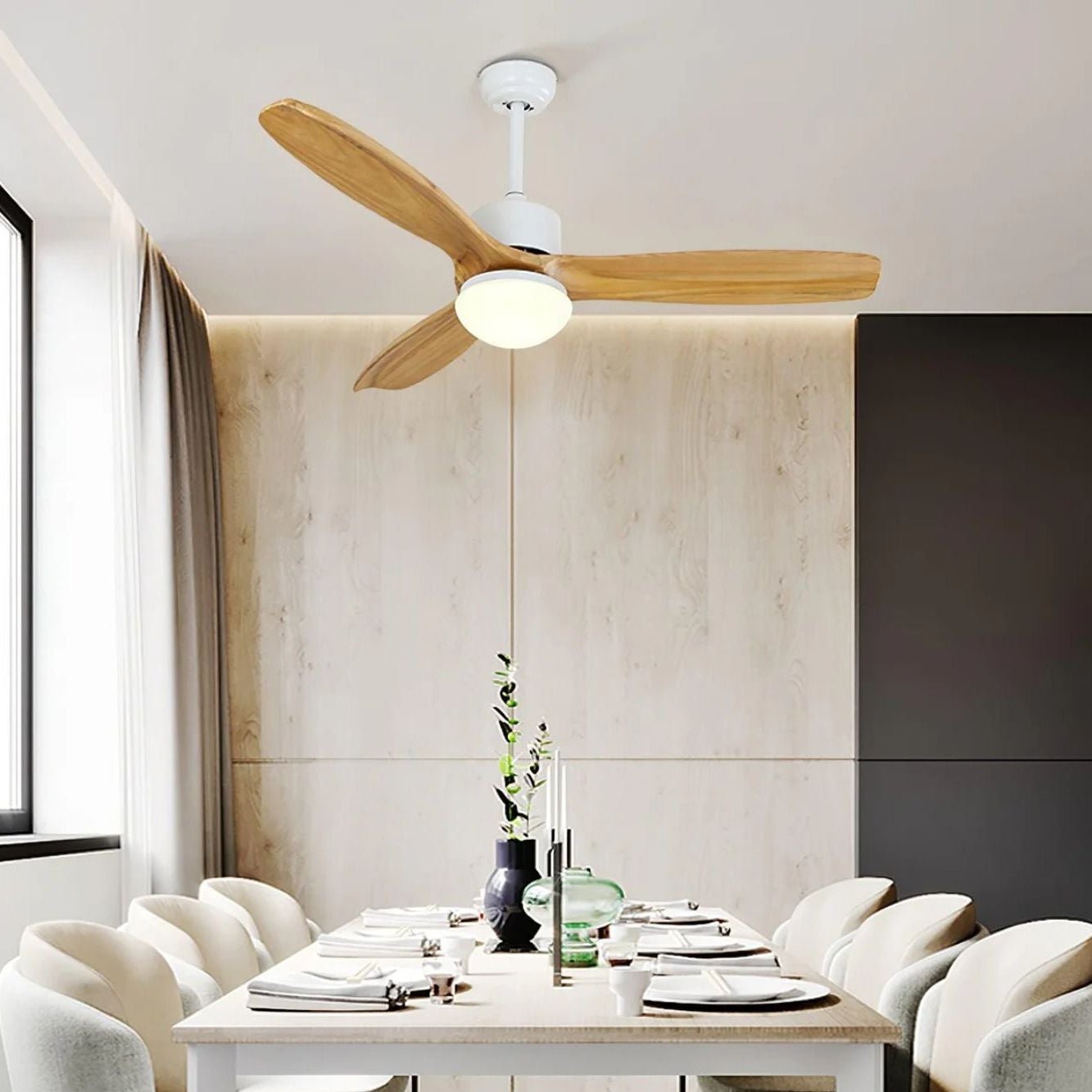 Salore ventilateur de plafond bois - Valora Design